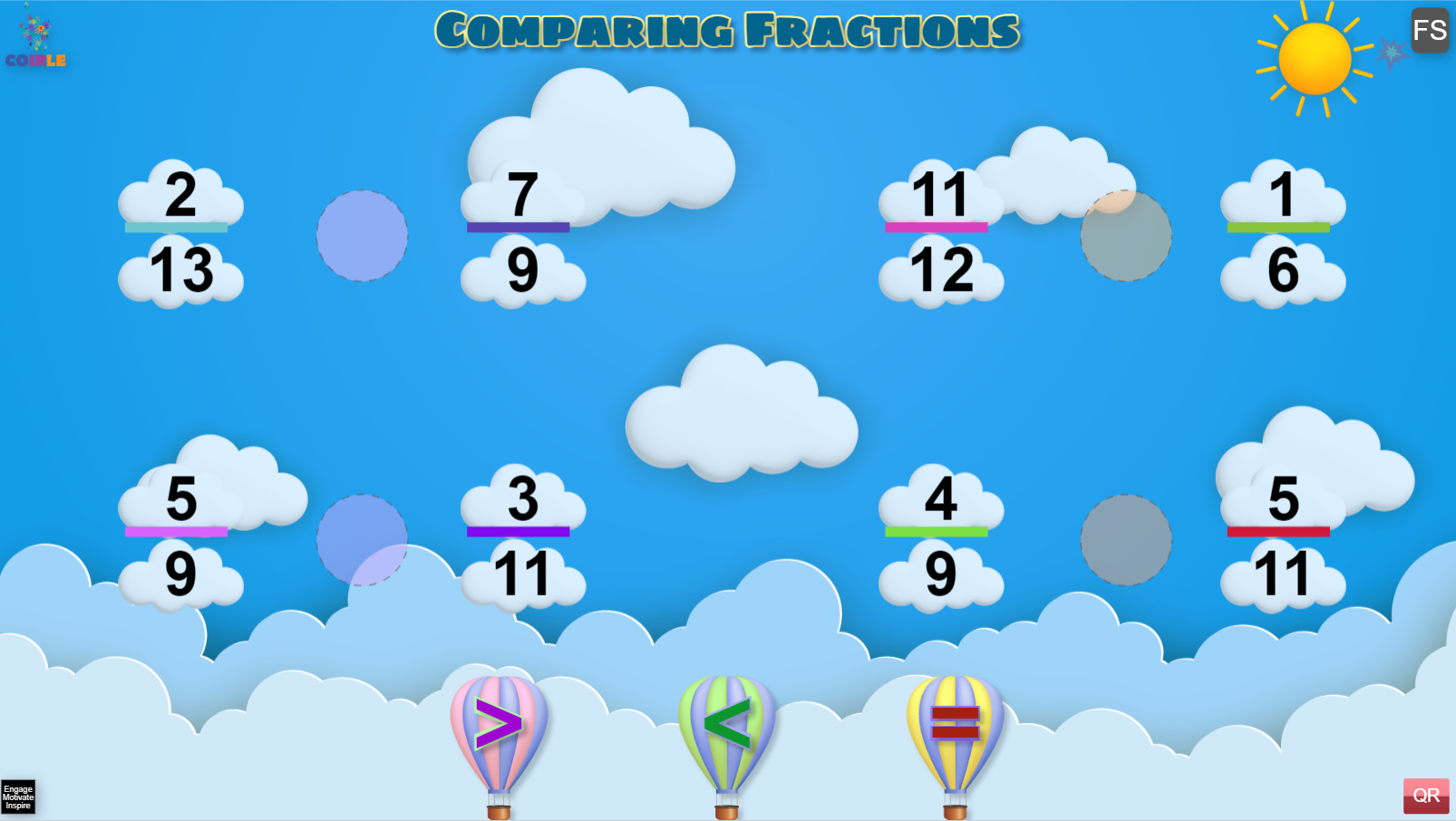 Comparing Fractions Coirle