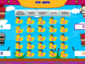 6th Grade Math Duck Game