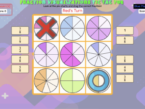 Fraction Visualizations Tic-Tac-Toe