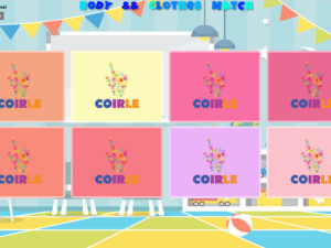 Body Match Memory Game